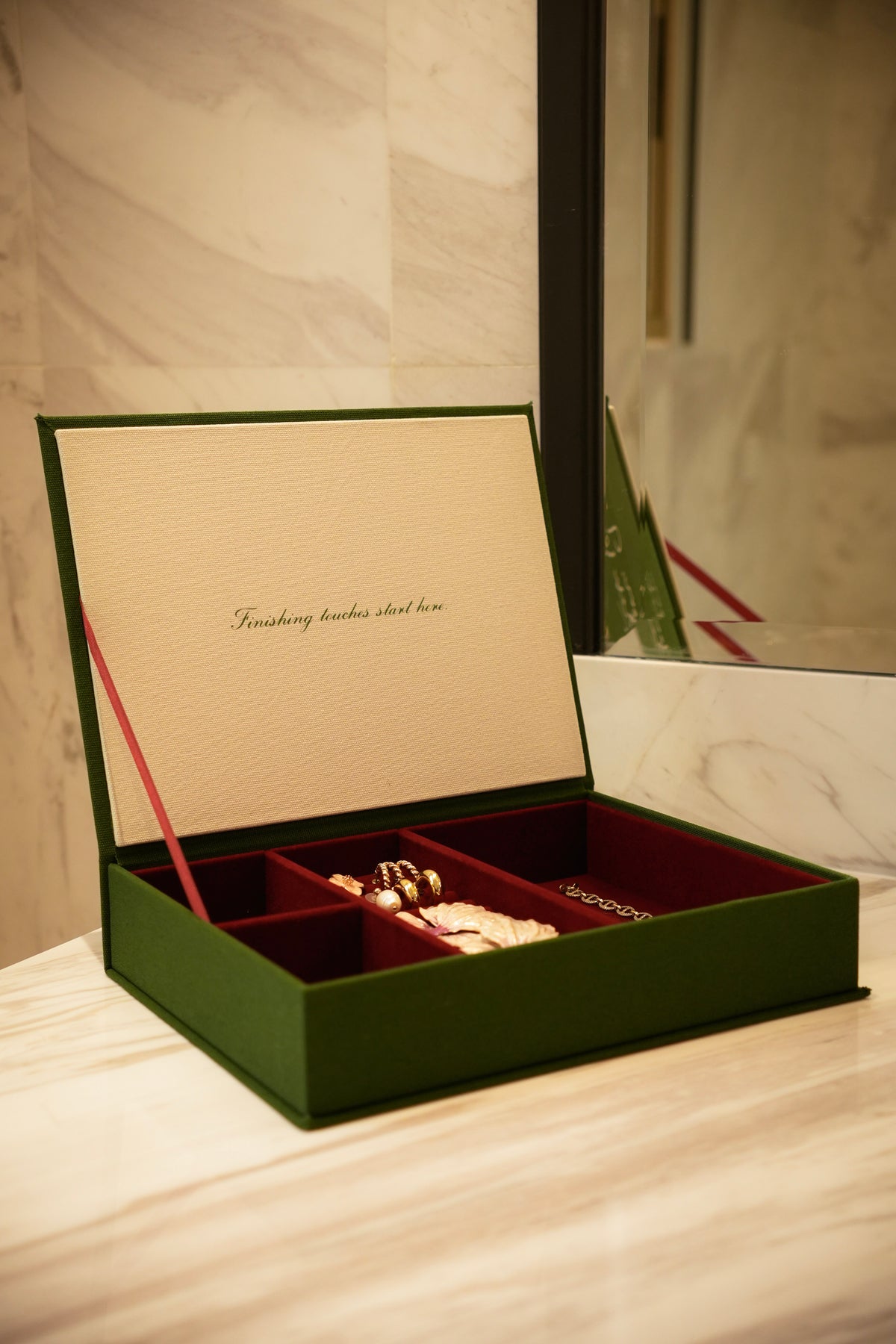 Jewellery Book - Dark Green