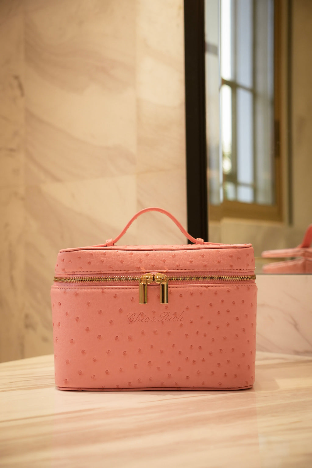 Rich Ritual Vanity Bag – Ostrich Pink