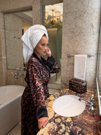 The Rich Wife Robe – Leopard