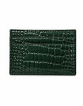Socialità Card Holder – Green Croc