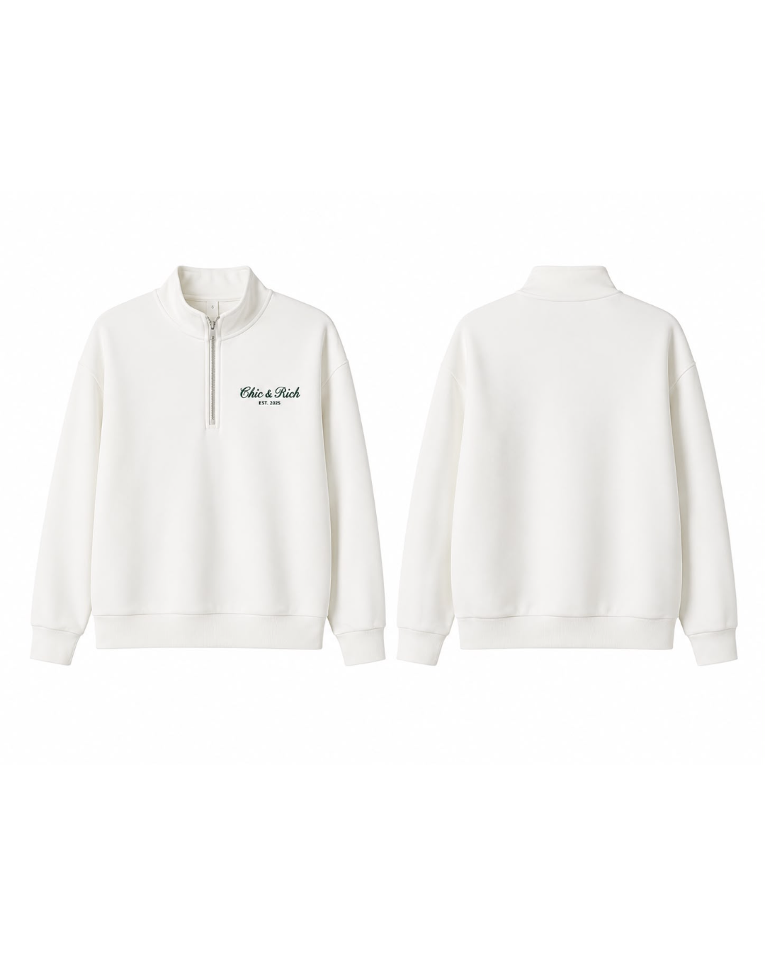 Chic & Rich Zip-Up Sweatshirt