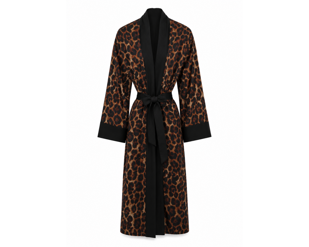 The Rich Wife Robe – Leopard
