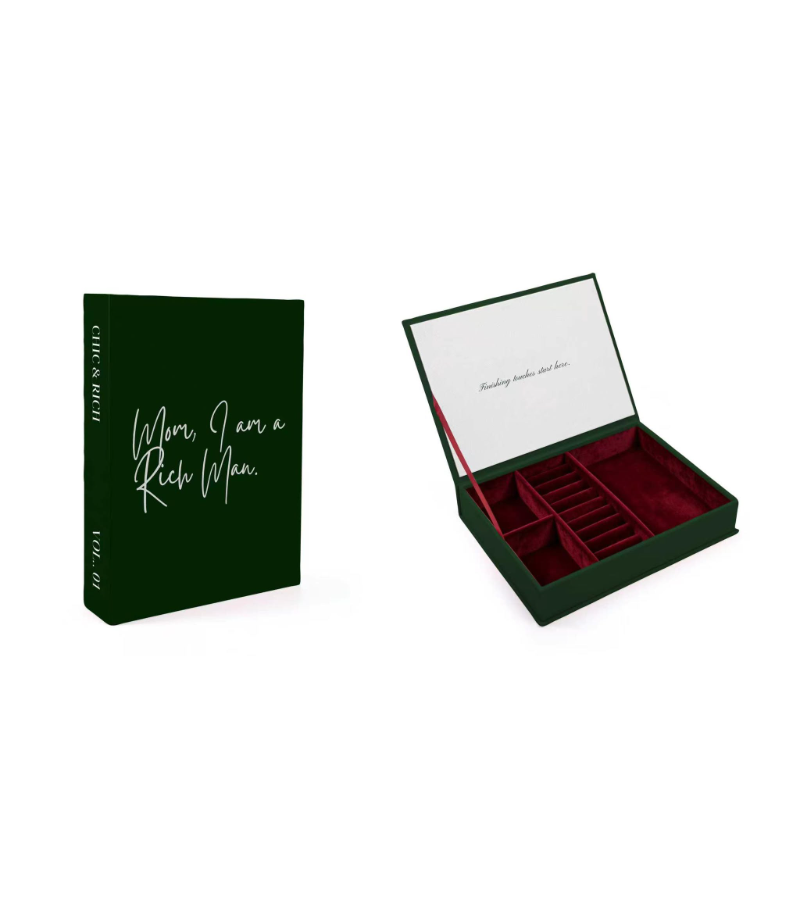 Jewellery Book - Dark Green